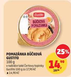 POMAZÁNKA BŮČKOVÁ GUSTITO, 100 g