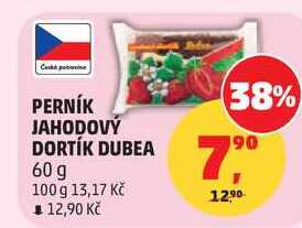 PERNÍK JAHODOVÝ DORTÍK DUBEA, 60 g