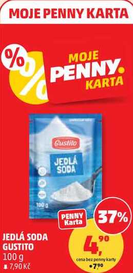 JEDLÁ SODA GUSTITO, 100 g