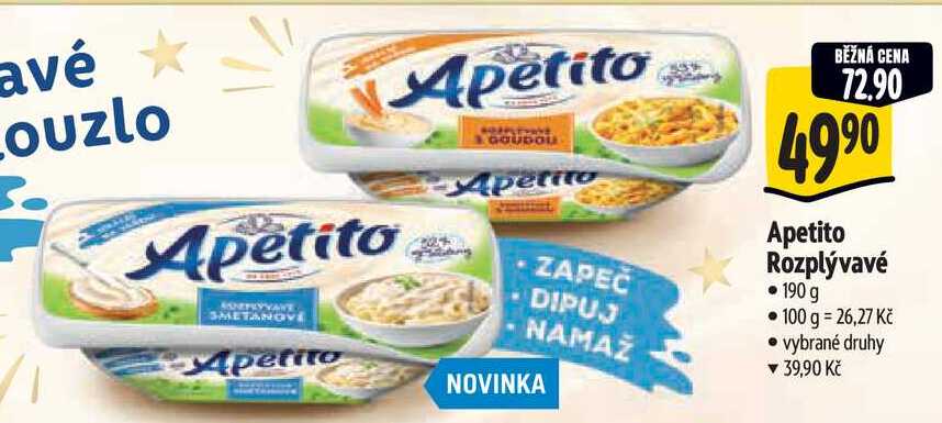 Apetito Rozplývavé, 190 g