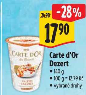 Carte d'Or Dezert, 140 g
