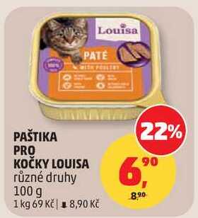 PAŠTIKA PRO KOČKY LOUISA různé druhy, 100 g