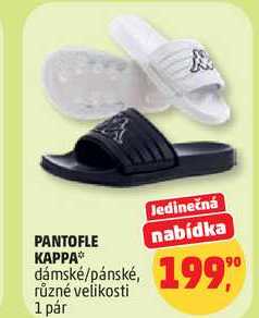 PANTOFLE KAPPA dámské/pánské, různé velikosti, 1 pár
