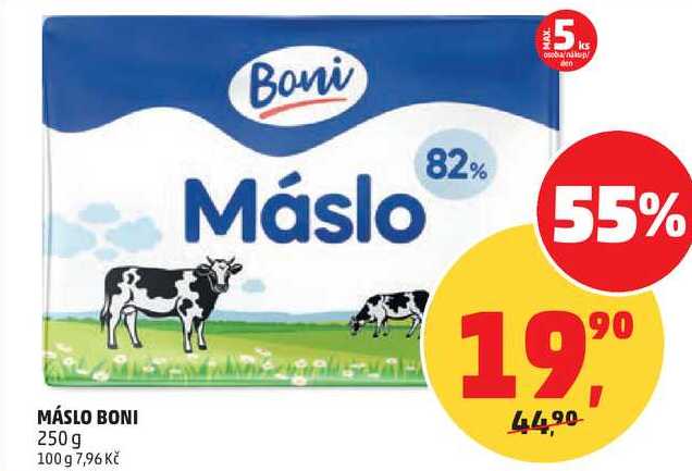 MÁSLO BONI, 250 g