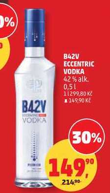 B42V ECCENTRIC VODKA 42% alk., 0,5 l