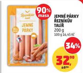 JEMNÉ PÁRKY ŘEZNÍKŮV TALÍŘ, 200 g