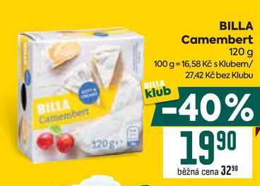 BILLA Camembert 120g