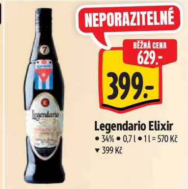 Legendario Elixir, 0,7 l