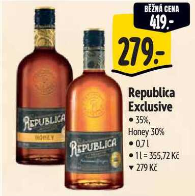Republica Exclusive, 0,7 l