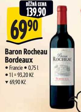 Baron Rocheau Bordeaux, 0,75 l