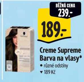 Creme Supreme Barva na vlasy