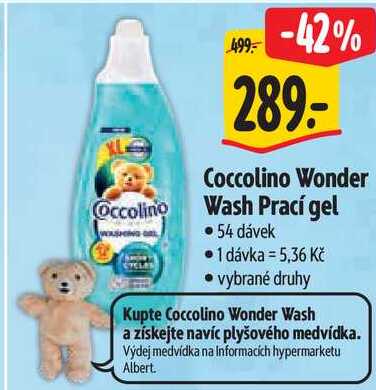 Coccolino Wash Prací gel, 54 dávek 