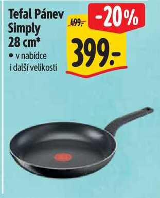 Tefal Pánev Simply 28 cm