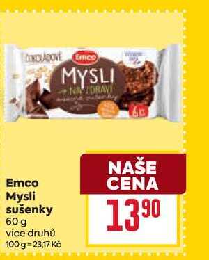 Emco Mysli sušenky 60 g