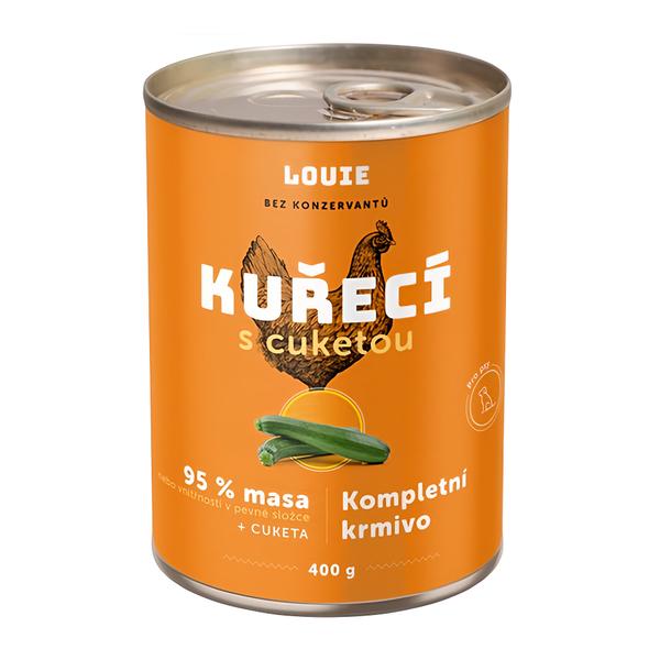 Louie Kuřecí konzerva s cuketou, vitamíny a minerály pro psy