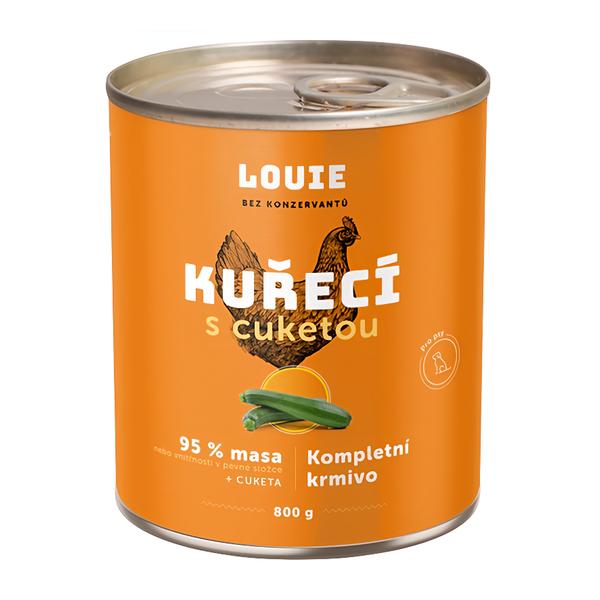 Louie Kuřecí konzerva s cuketou, vitamíny a minerály pro psy