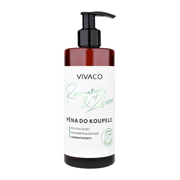 Vivaco Přírodní pěna do koupele Rozmarýn & Zázvor