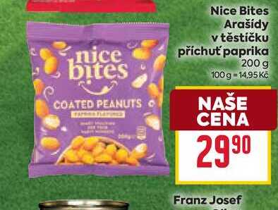 Nice Bites Arašídy v těstíčku příchuť paprika 200 g