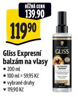 Gliss Expresní balzám na vlasy, 200 ml 