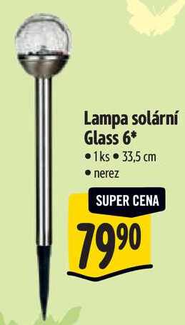 Lampa solární Glass 6