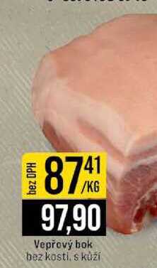 Vepřový bok bez kosti, s kůží 1kg