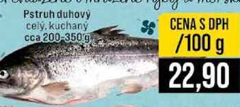 Pstruh duhový celý, kuchaný cca 200-350 g 100g