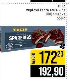 Tulip vepřová žebra sous-vide BBQ omáčka 550 g
