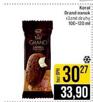 Koral Grand nanuk různé druhy 100-120 ml