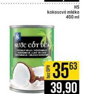 HS kokosové mléko 400 ml