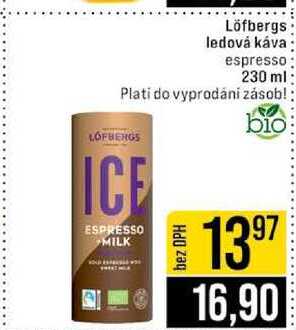 Löfbergs ledová káva espresso 230 ml