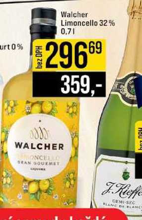 Walcher Limoncello 32% 0,7l