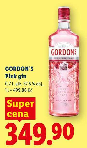 GORDON'S Pink gin, 0,7 l