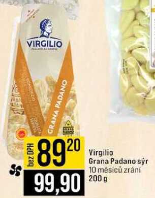 Virgilio Grana Padano sýr 10 měsíců zrání 200 g