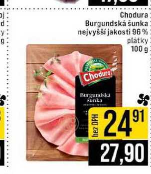 Chodura Burgundska Sunka plátky 100 g