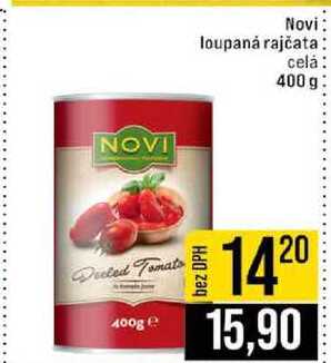 Novi loupaná rajčata celá 400 g