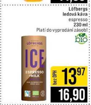 Löfbergs ledová káva espresso 230 ml