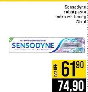 Sensodyne zubní pasta extra whitening 75 ml 