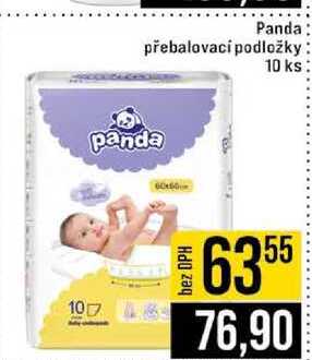 Panda přebalovací podložky 10 ks