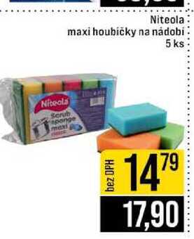 Niteola maxi houbičky na nádobí 5 ks
