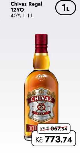 Chivas Regal 12YO 40% 1L