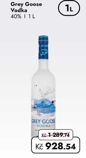 Grey Goose Vodka 40% 1L  v akci