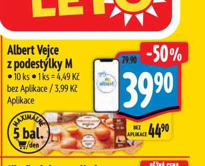 Albert Vejce z podestýlky M 10 ks
