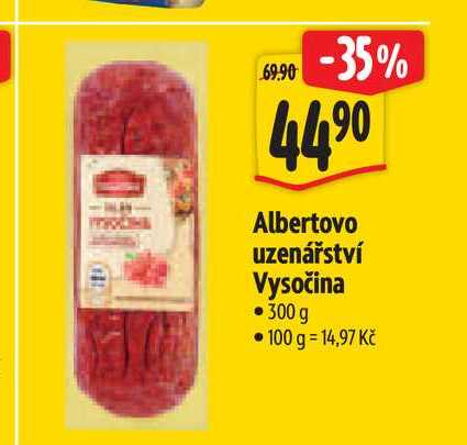 Albertovo uzenářství Vysočinag300 g