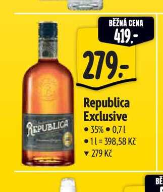 Republica Exclusive 0,7 l