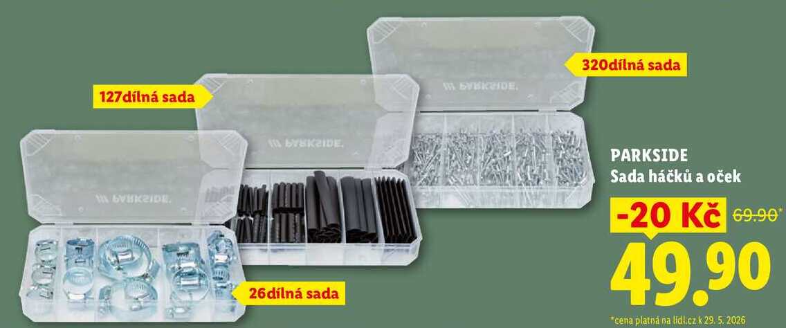PARKSIDE Sada háčků a oček