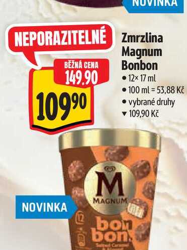 Zmrzlina Magnum Bonbon 12× 17 ml