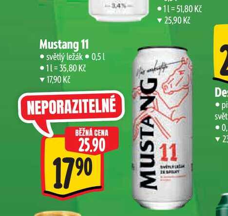Mustang 11 0,5 l