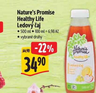 Nature's Promise Healthy Life Ledový čaj 500 ml