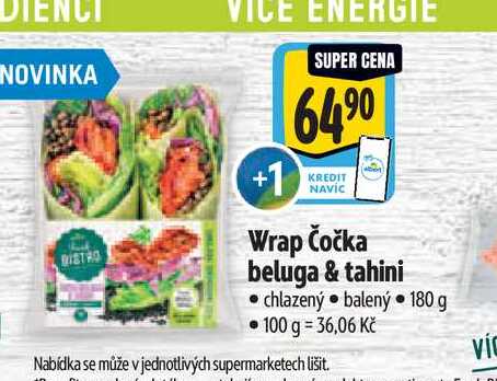 Wrap Čočka beluga & tahini 180 g
