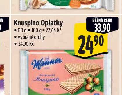 Knuspino Oplatky 110 g